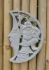 Product image 1 of the product “Yong - Half plaque - Chinese Buddha with Moon, Ø 30cm | cast stone ”